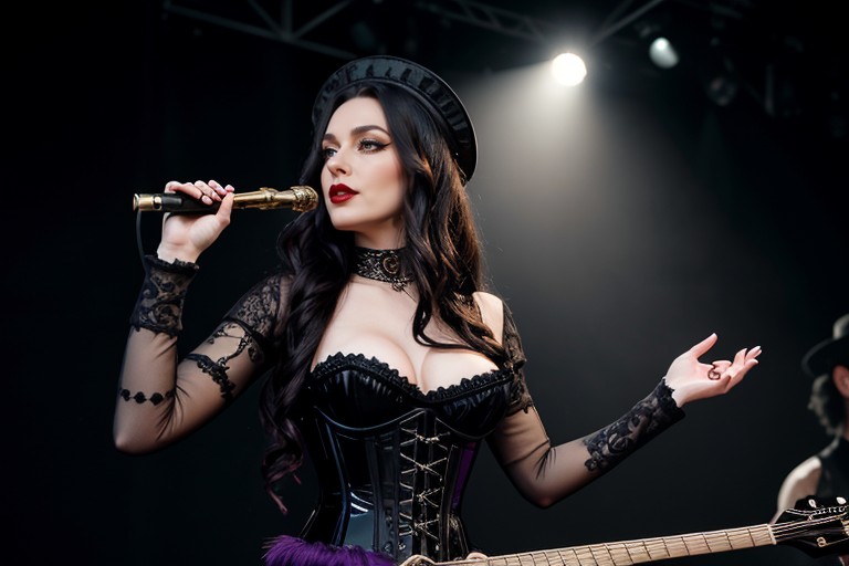 18+, Lace Sleeves, Full Body AI Porn