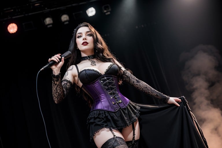 Top Down, On Stage, Ravens In Spotlights AI Porn