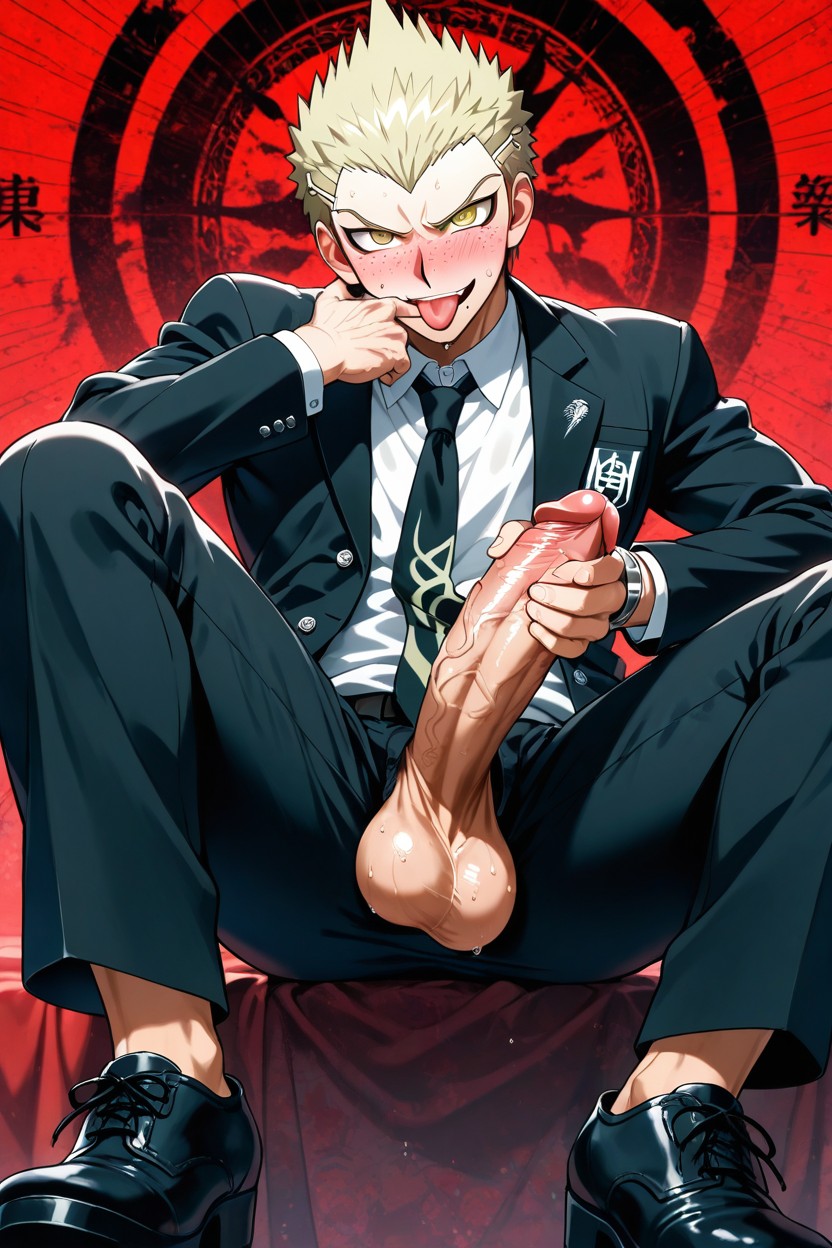 苗條, Male Masturbations, On Top A Black Suit Jacket And Dark Stripe AI同性戀黃片
