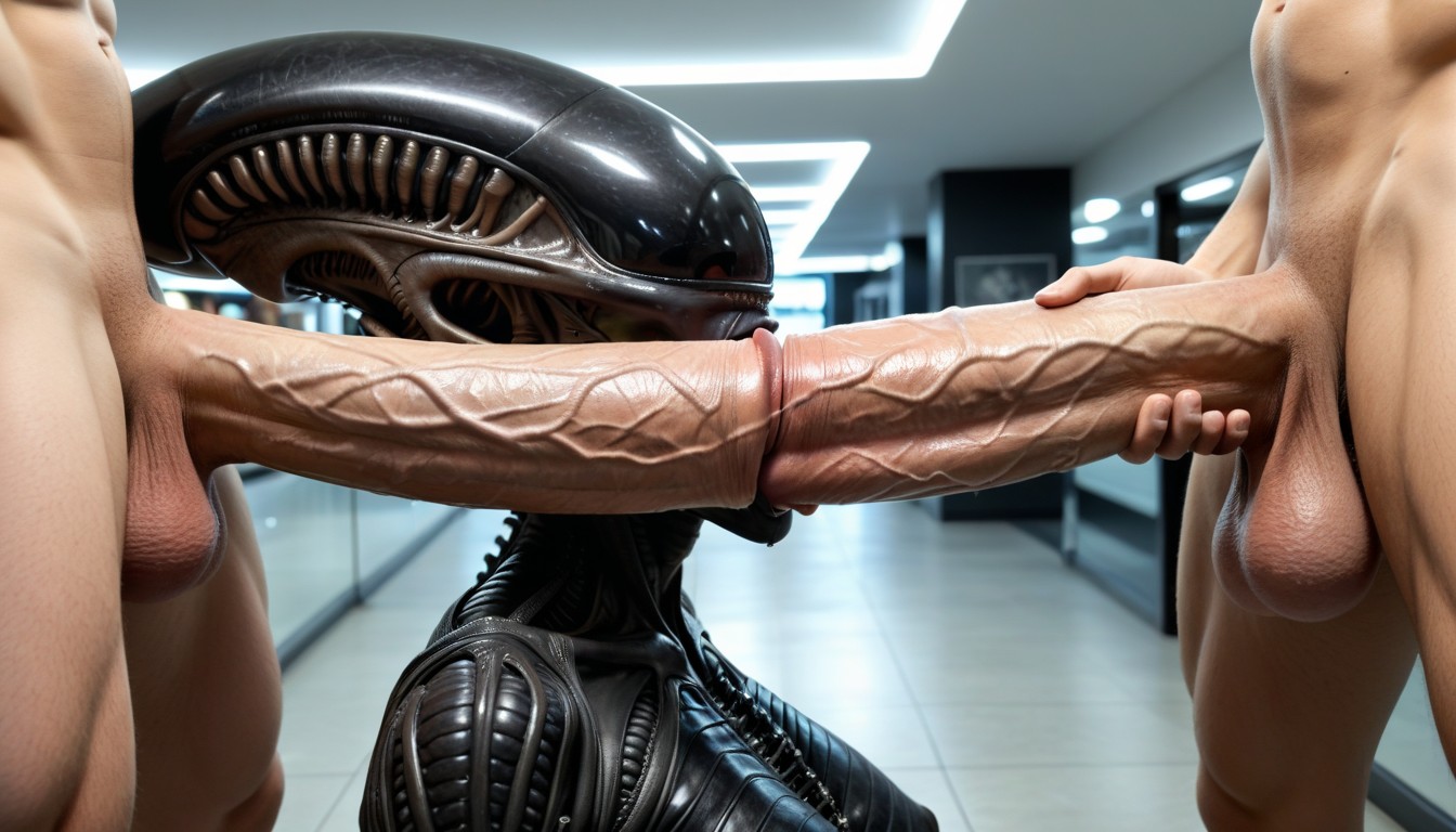 Ribs Visible, Massive Huge Monster Cock, Extreme Hyper Cock AI Porn