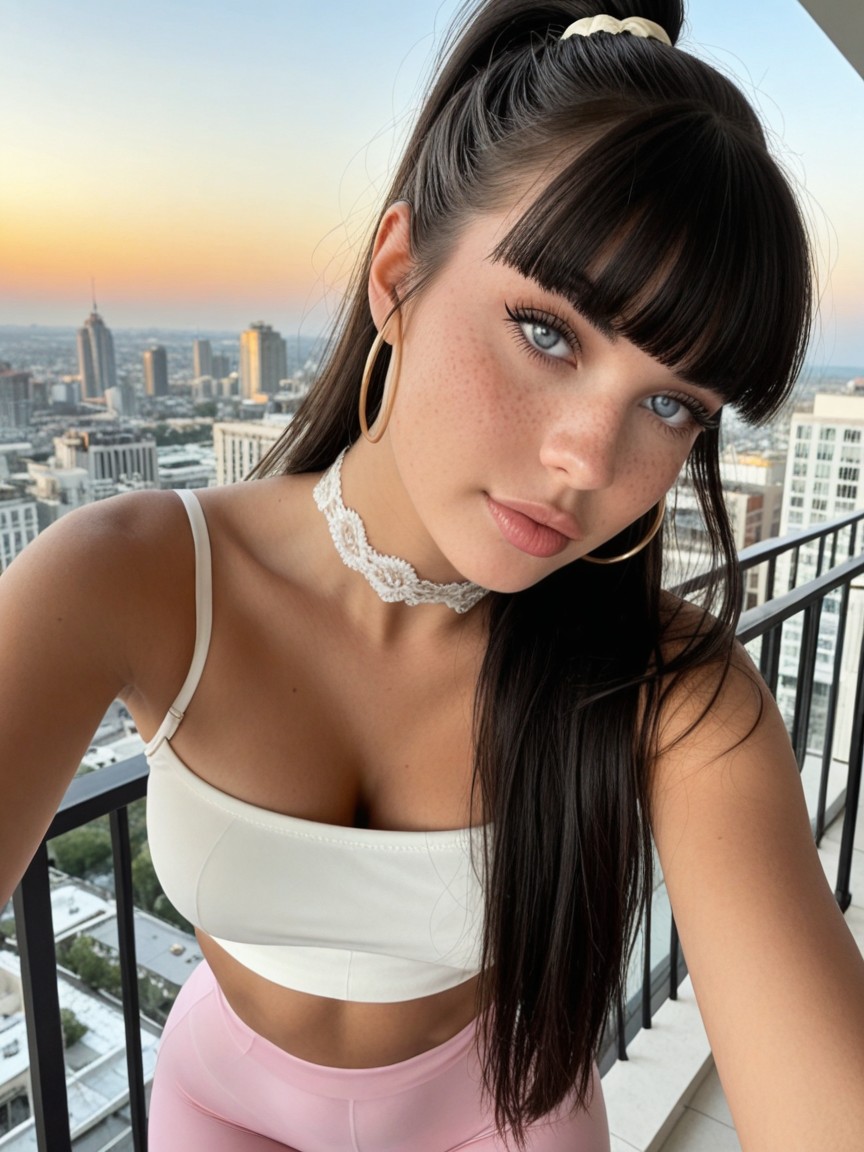 Elegant Feminine Vibe, Shallow Depth Of Field, 18+ AI Porn