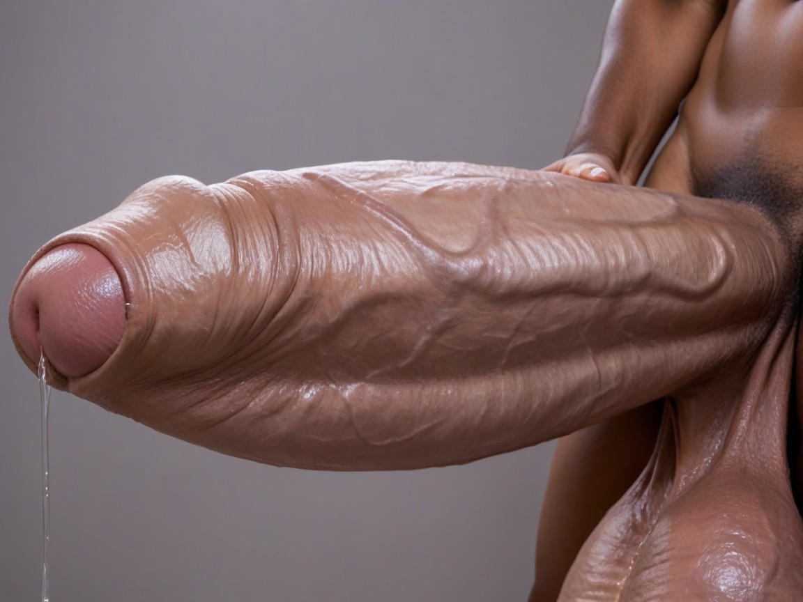 Extremely Long Hyper Cock, 1 Person, Mushroomshaped Cock Shemale AI Porn