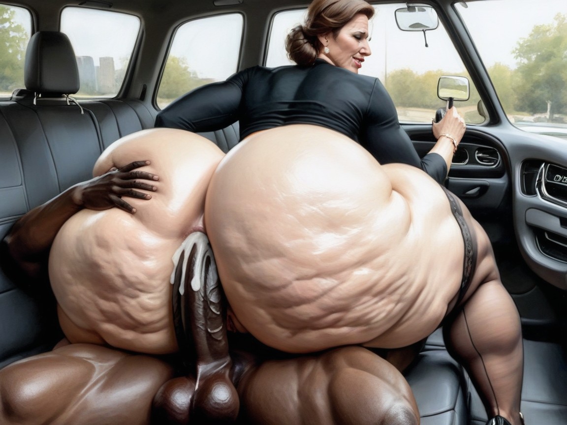 Massive Ass, 極端なボトムヘビー, スキニー AIポルノ