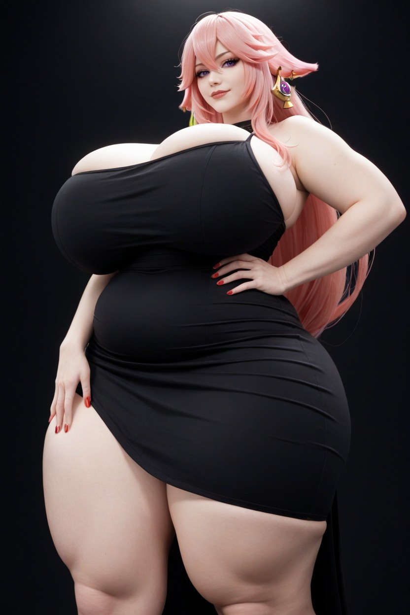 Looking At Viewer, Hyper Giant Ass, Cosplay Porno IA
