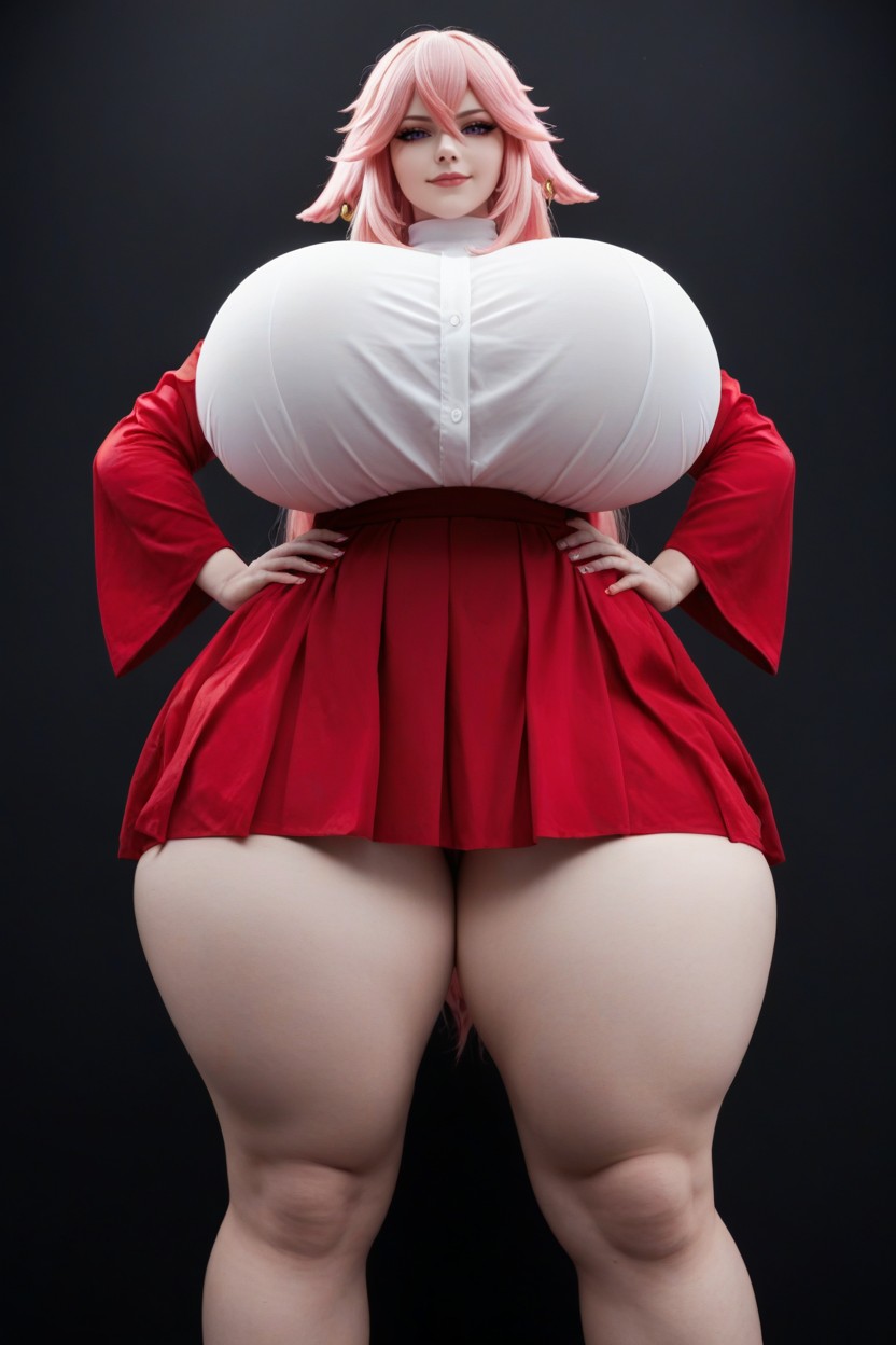 Super Sized Thighs, Gray Skin, K-pop-idol KI Porno