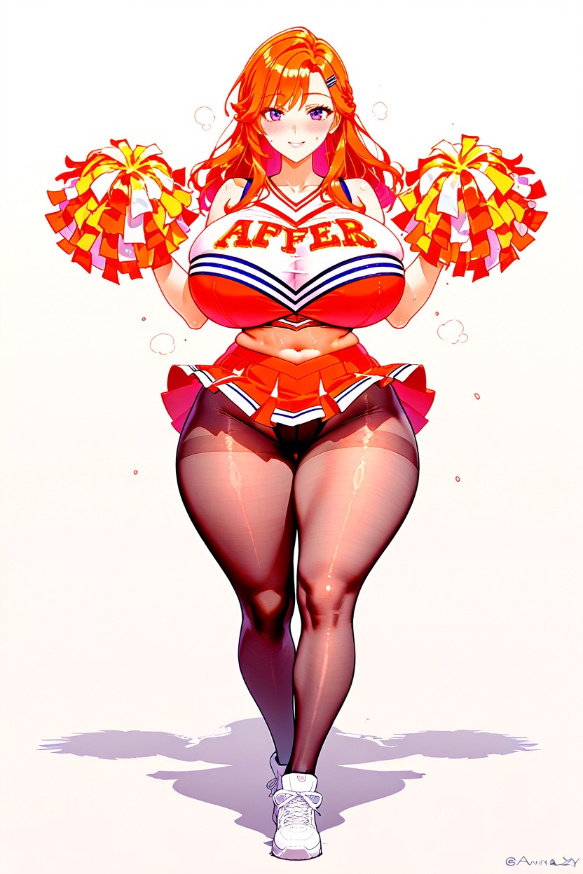 Arms Spread, Cheerleader, 25+ Hentai AI Porn