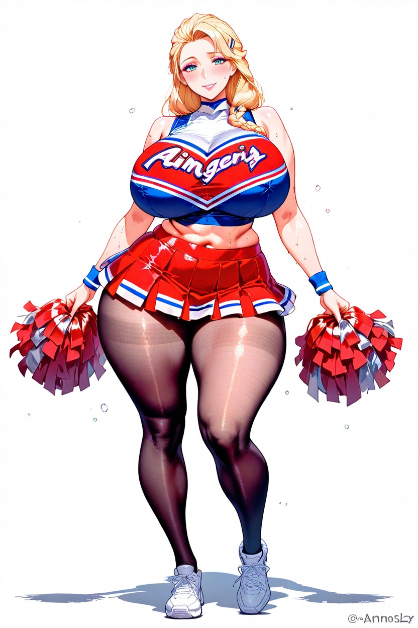 Cheerleader, Pantyhose, Full Body Hentai AI Porn