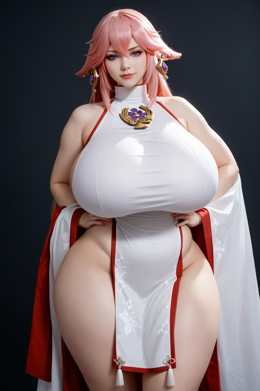 Tir À La Taille, Hyper Saggy Fat Breasts, Expansion Mammaire Porno IA