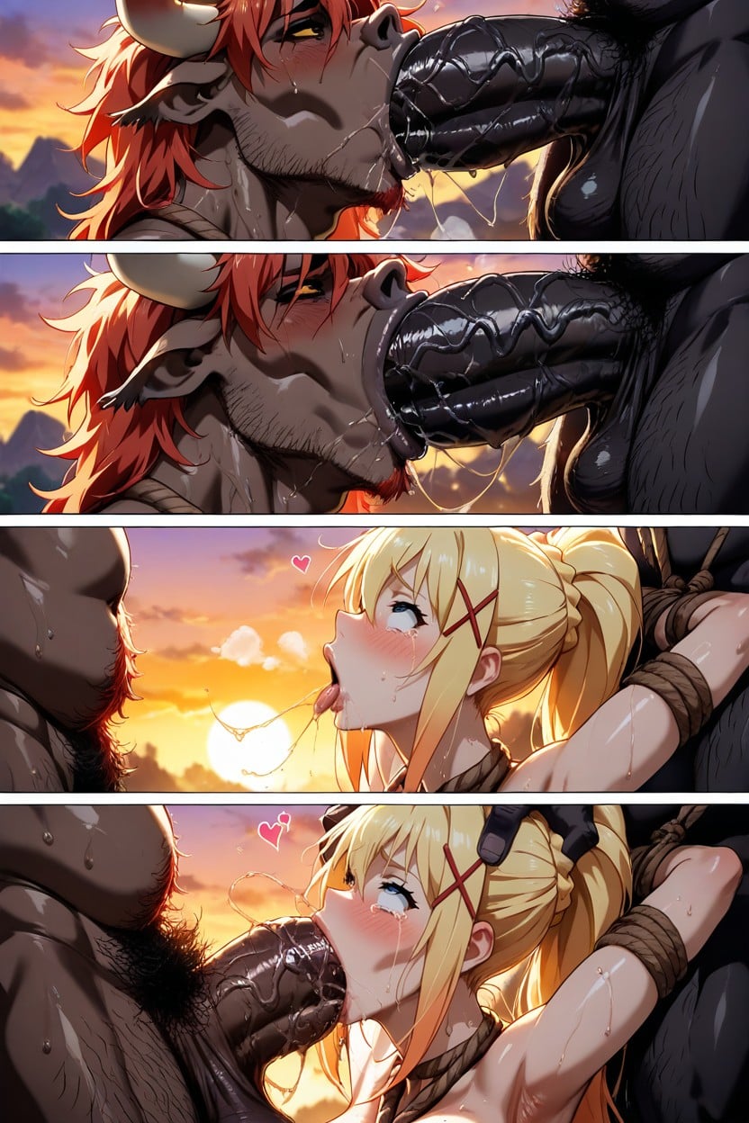 En Sueur, Rolling Eyes, Floating Hearts Porno IA Hentai