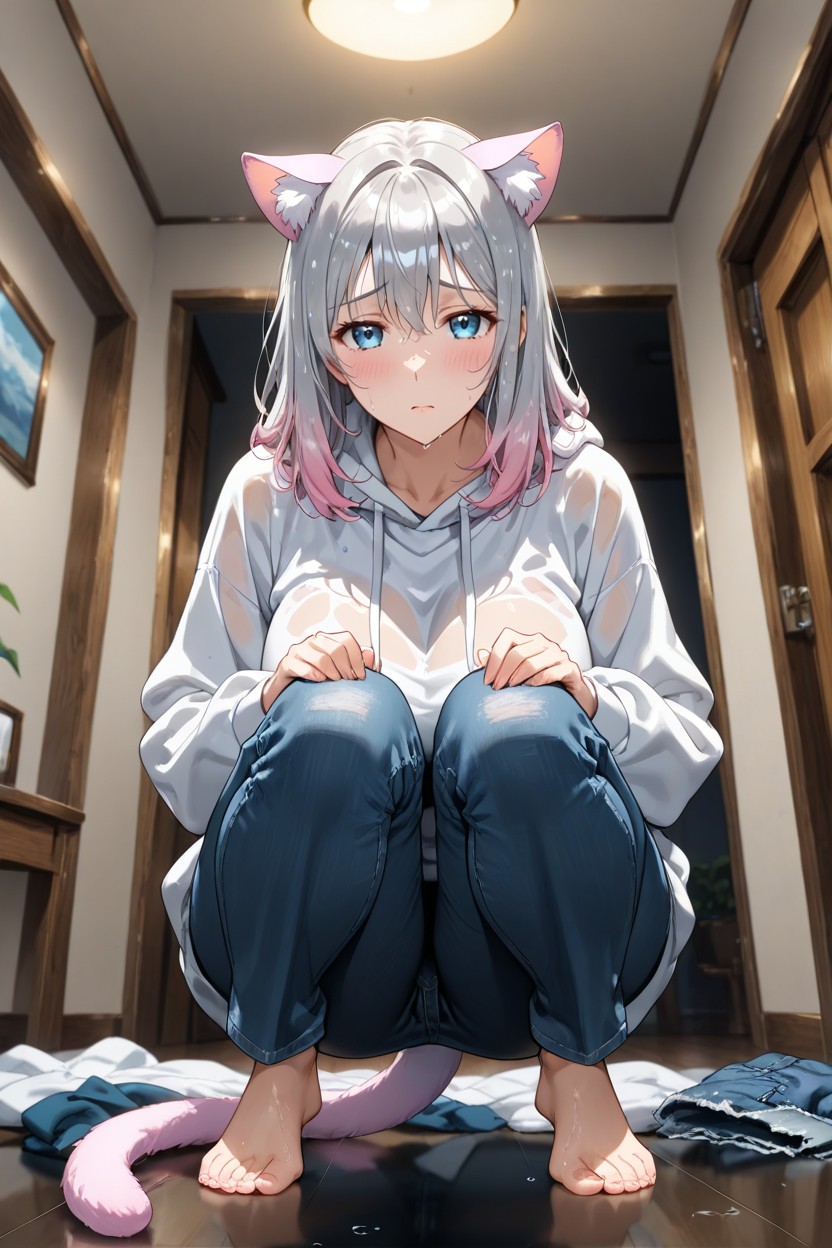 Girl, Kitty Ears, 18+ Hentai AI Porn