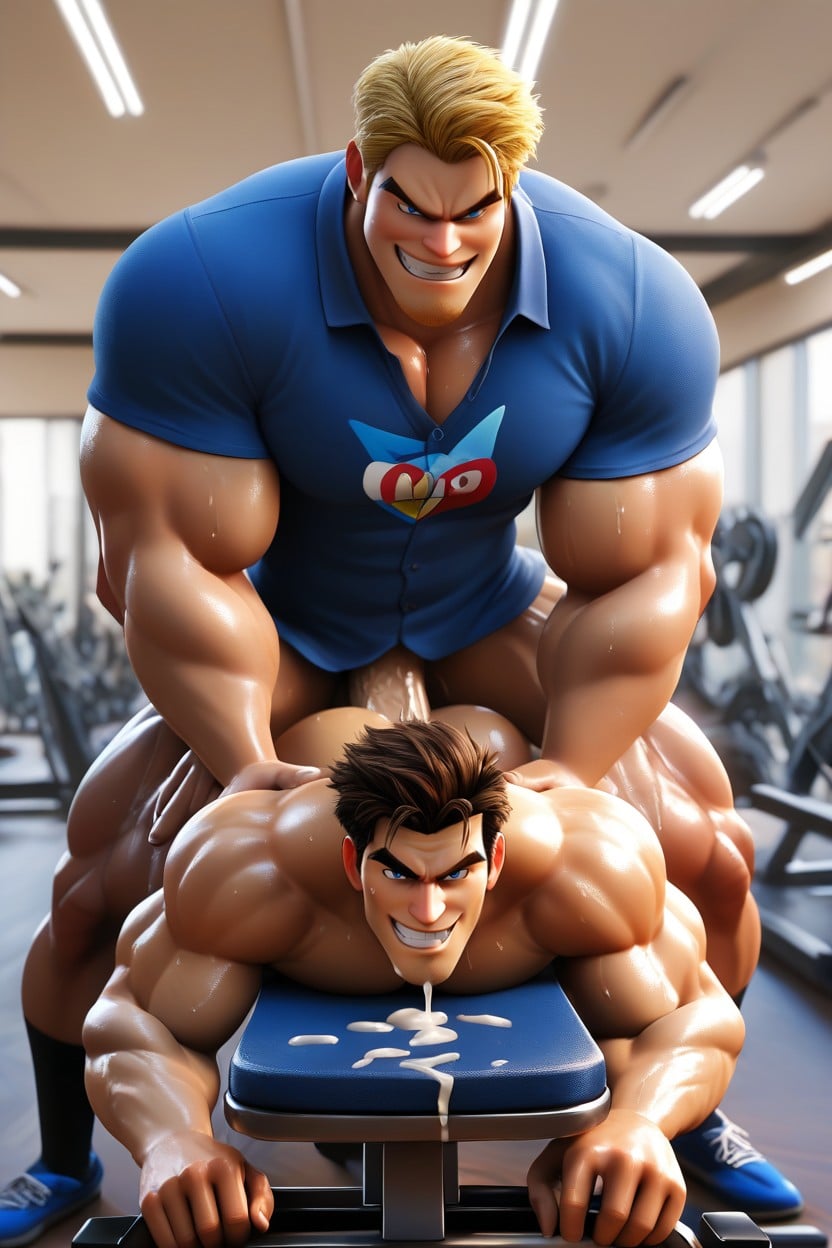 Gym, Pecs, Public Exhibitionism AI同性戀黃片