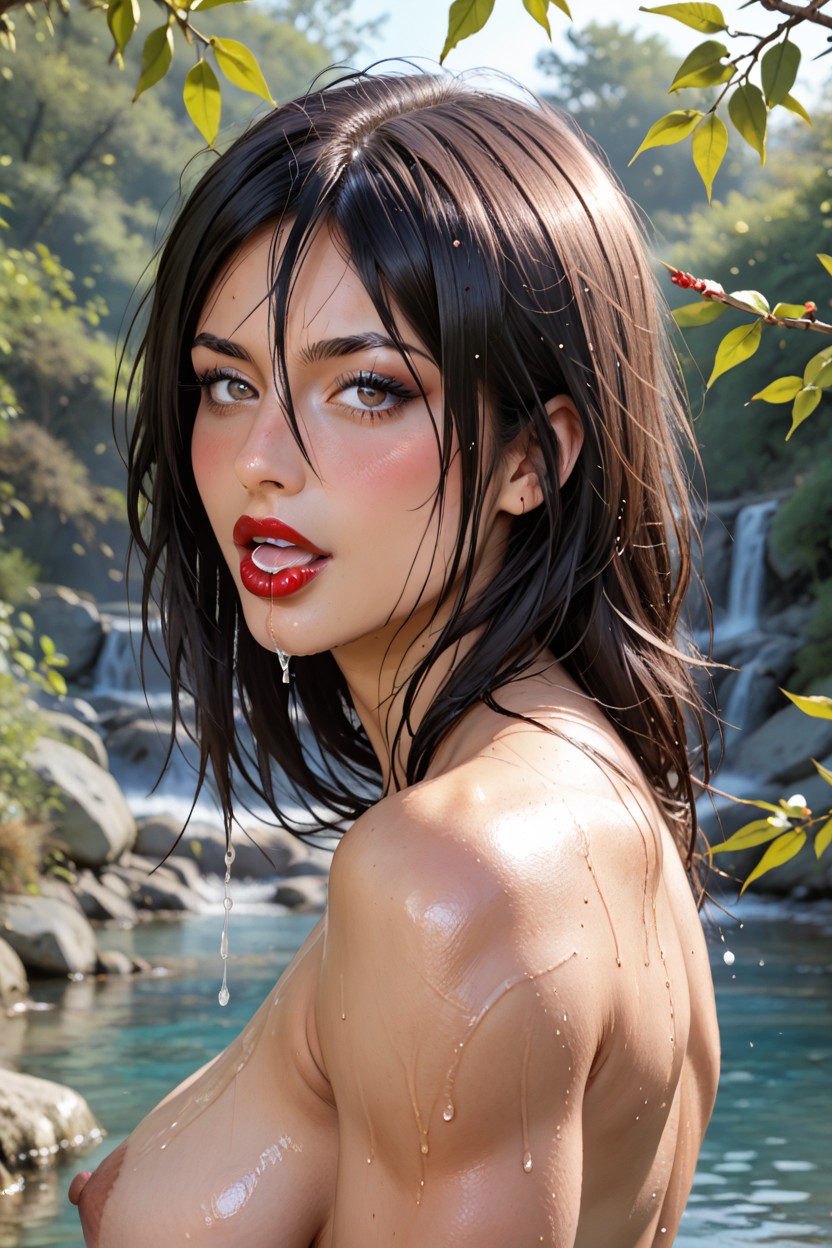 Sexy Eyes, 側面図, モデル AIポルノ