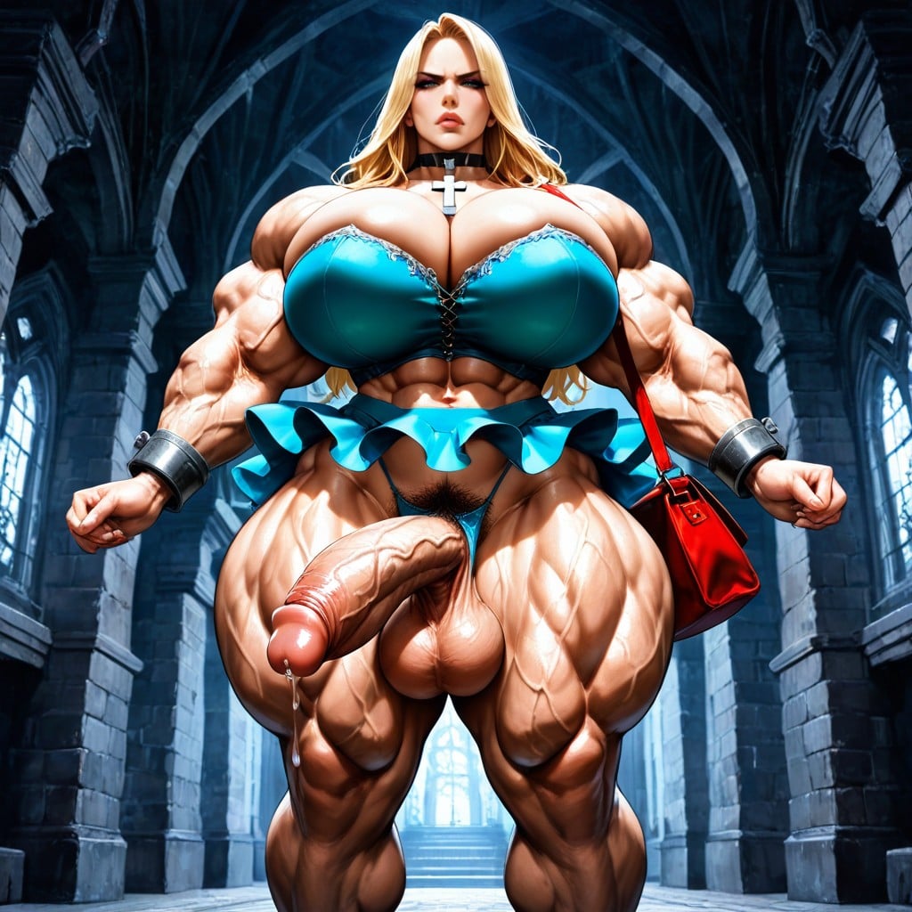 Top With Deep Cleavage, Futanari, Serious Hentai AI Porn