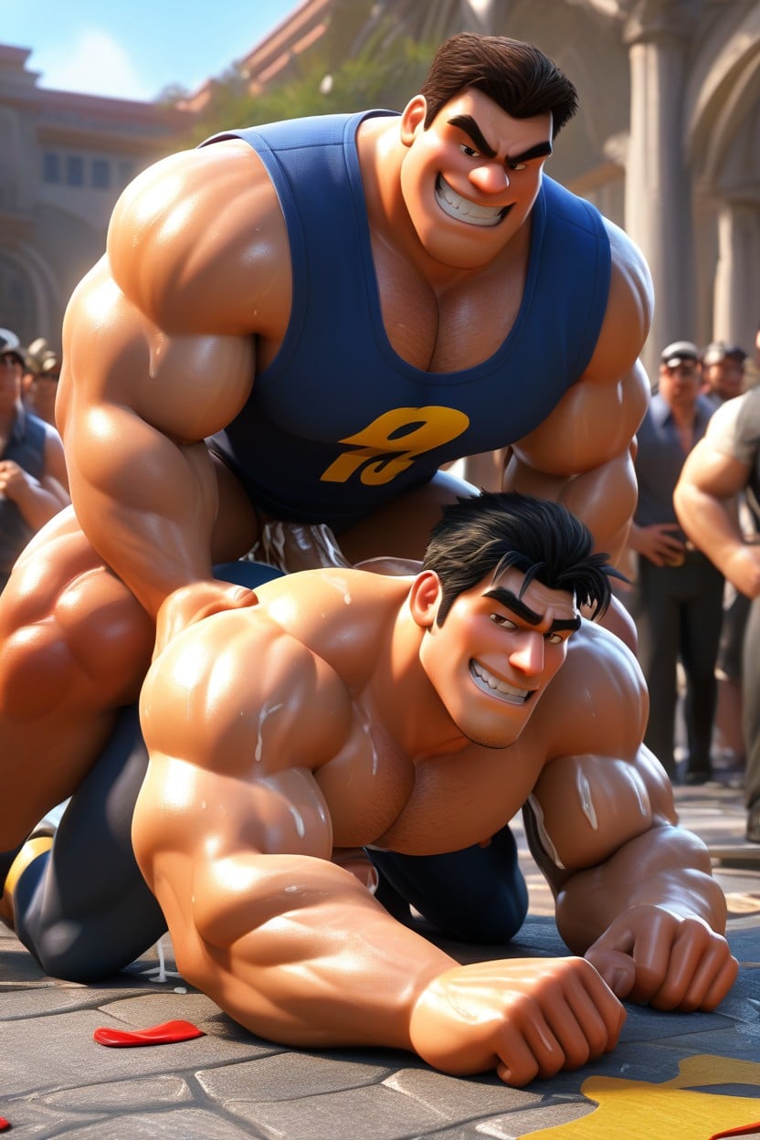 Erect Penis, Teeth Clenched, Public Exhibitionism AI同性戀黃片