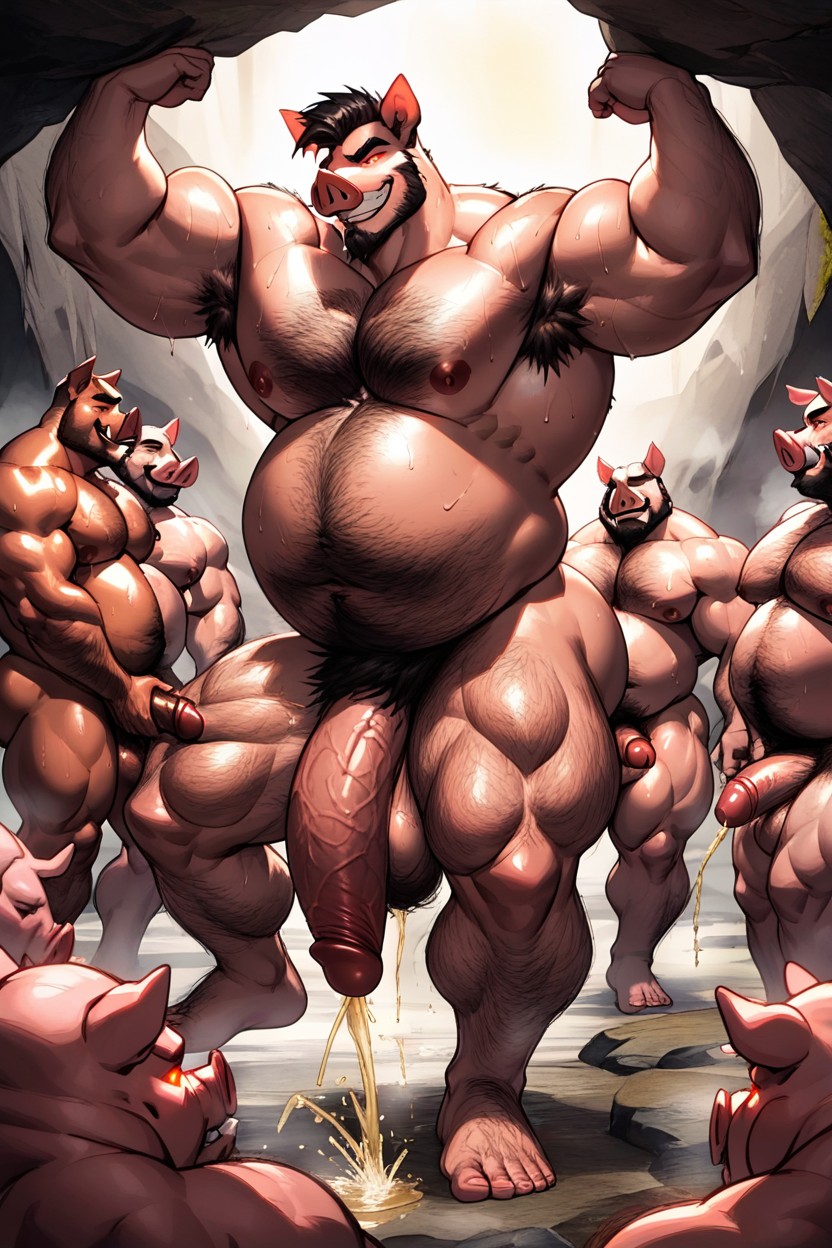Pig, Growing Bigger, Being Fucked By Pig Furry AI Porn