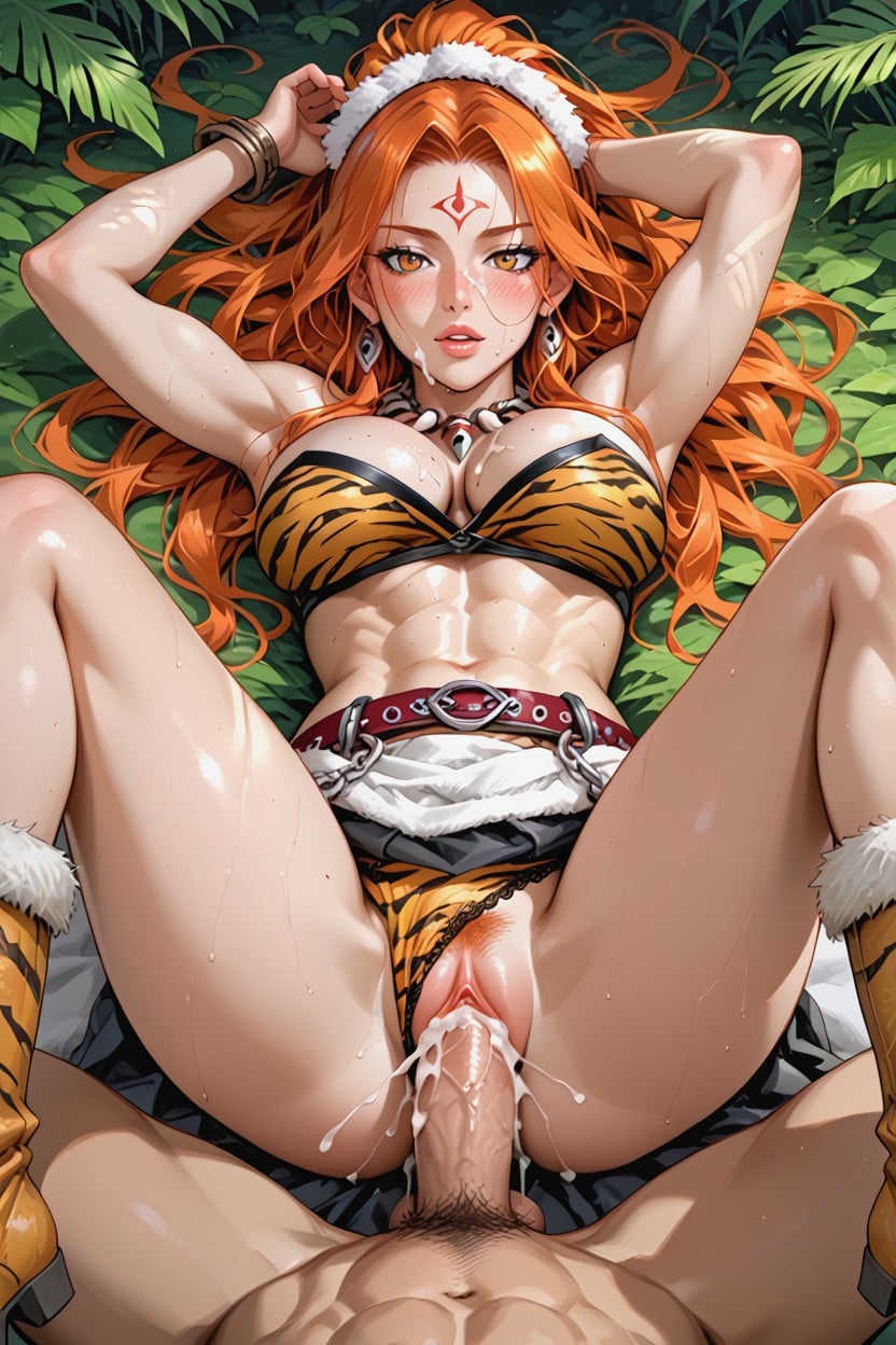 Freckles, Full Lips, Boots AI Porn