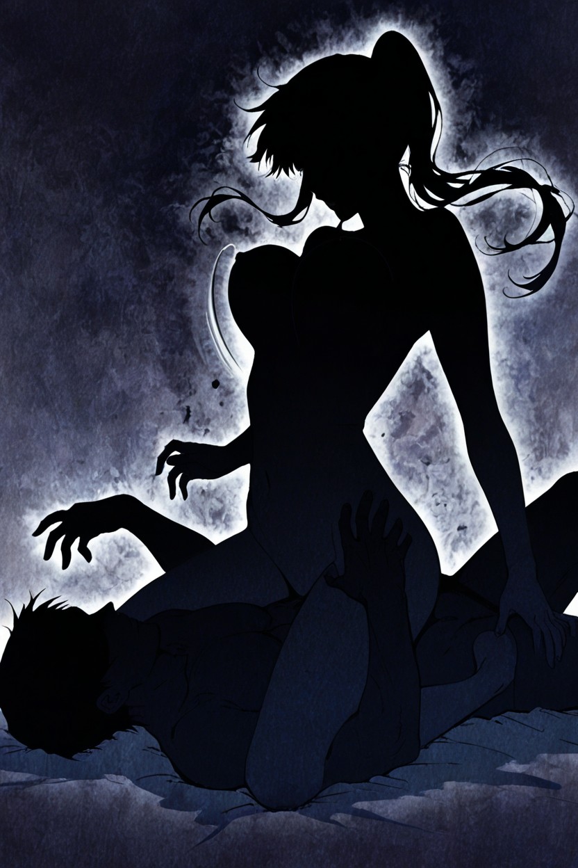 Backlit, On Top Of Man Lap, Backlit Hentai IA
