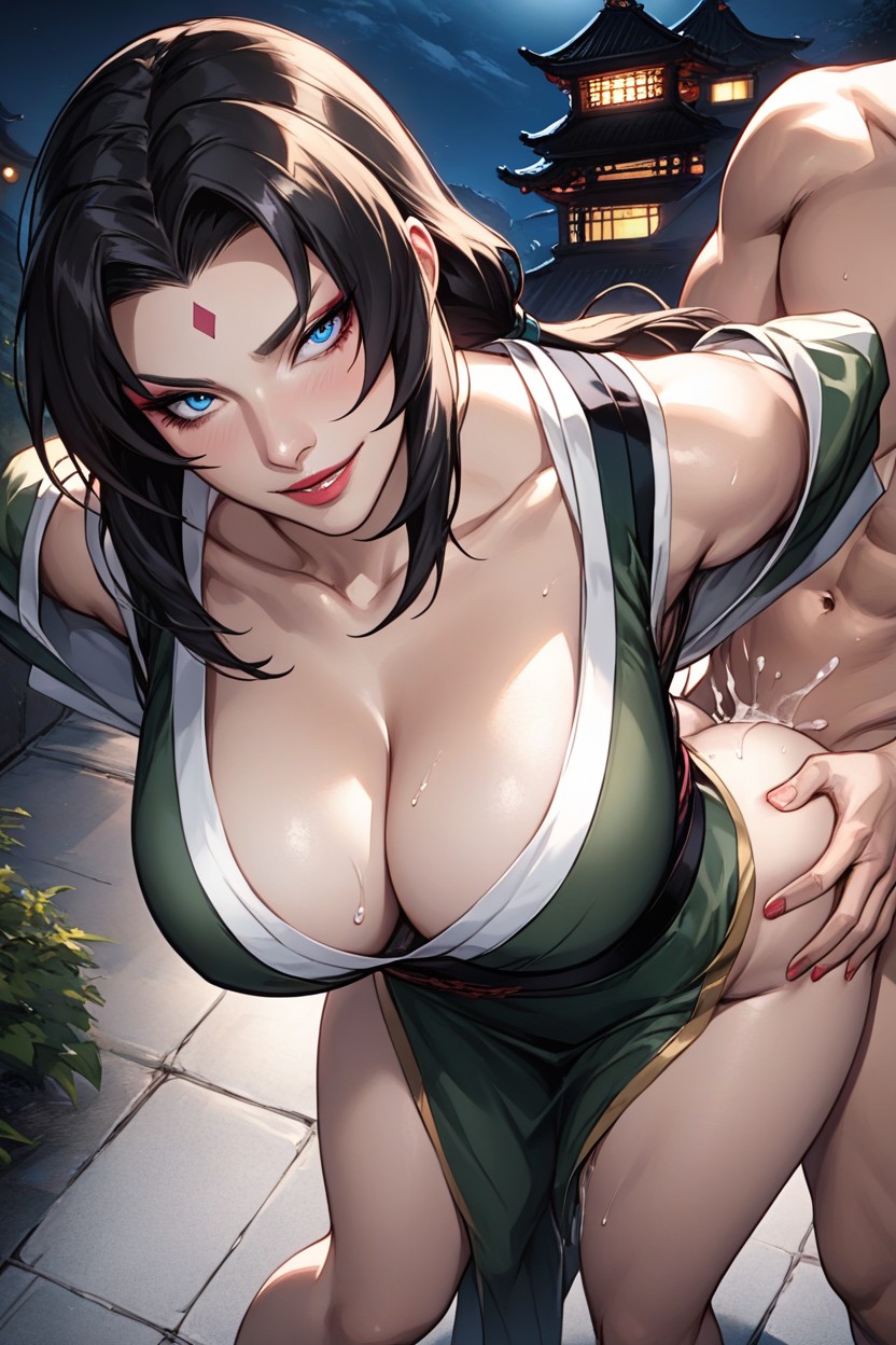 China's National Clothe, Massive Ass, Makeup Hentai AI Porn
