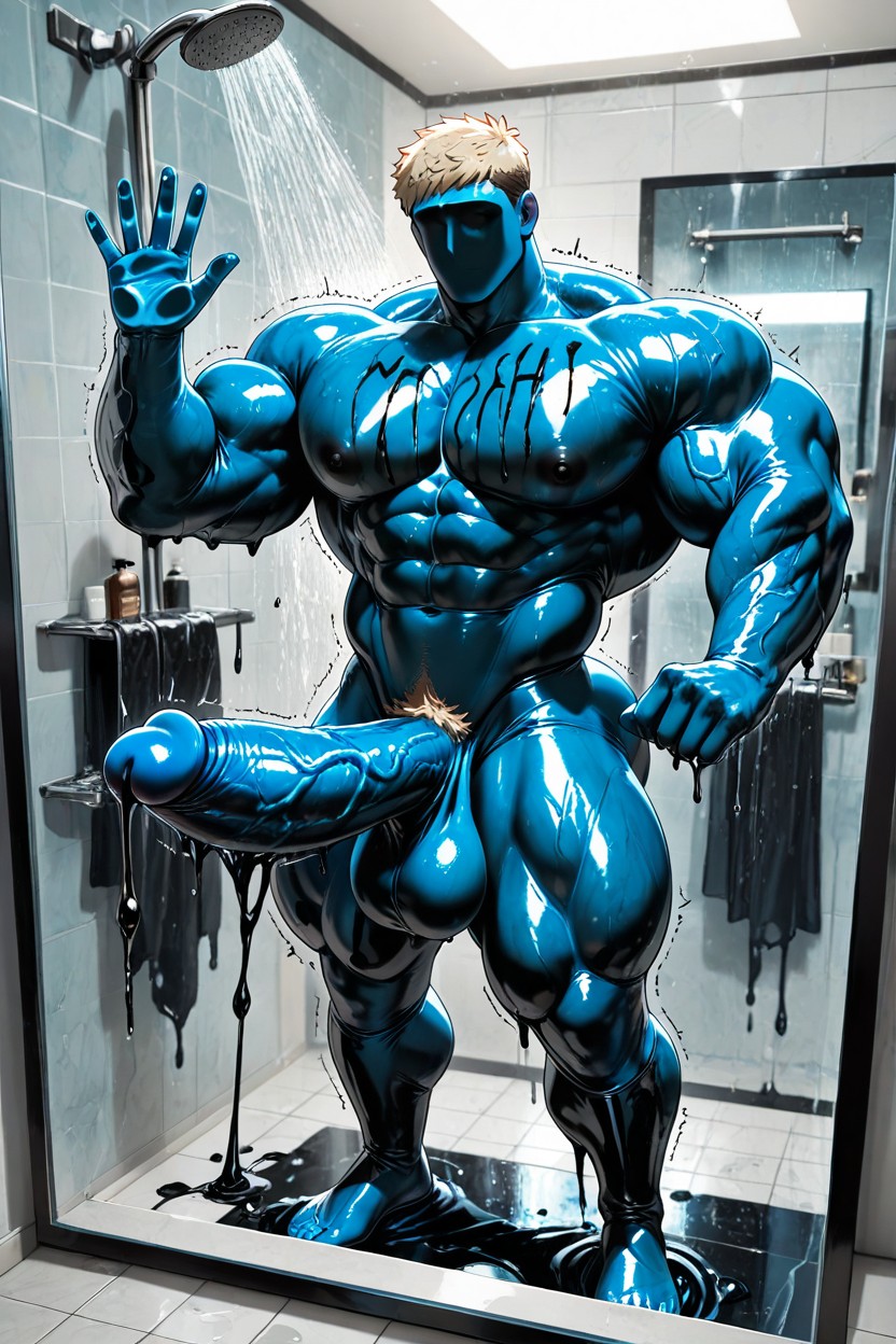極端なボトムヘビー, Huge Pecs, Girthy ゲイAIポルノ