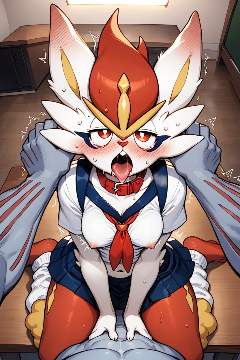 Shy, Drooling, Night Furry IA