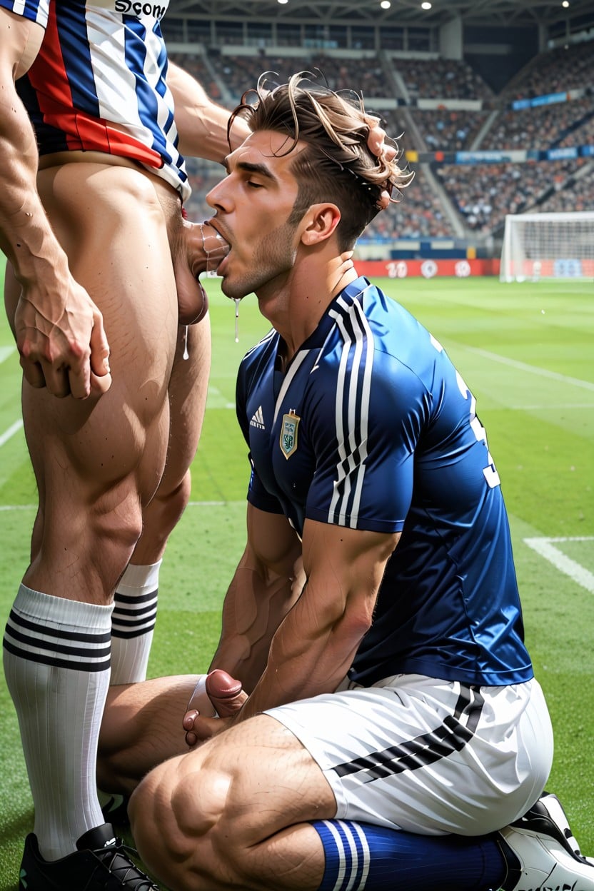 블로우잡 (3인칭), 축구 선수, Gay Sex 게이 AI 포르노