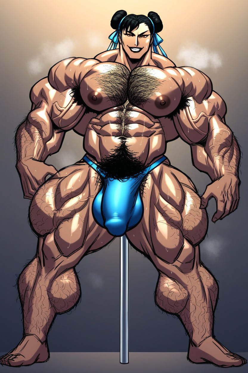 Expression Suffisante, Veiny Muscles, Male Focus Porno IA transsexuelle