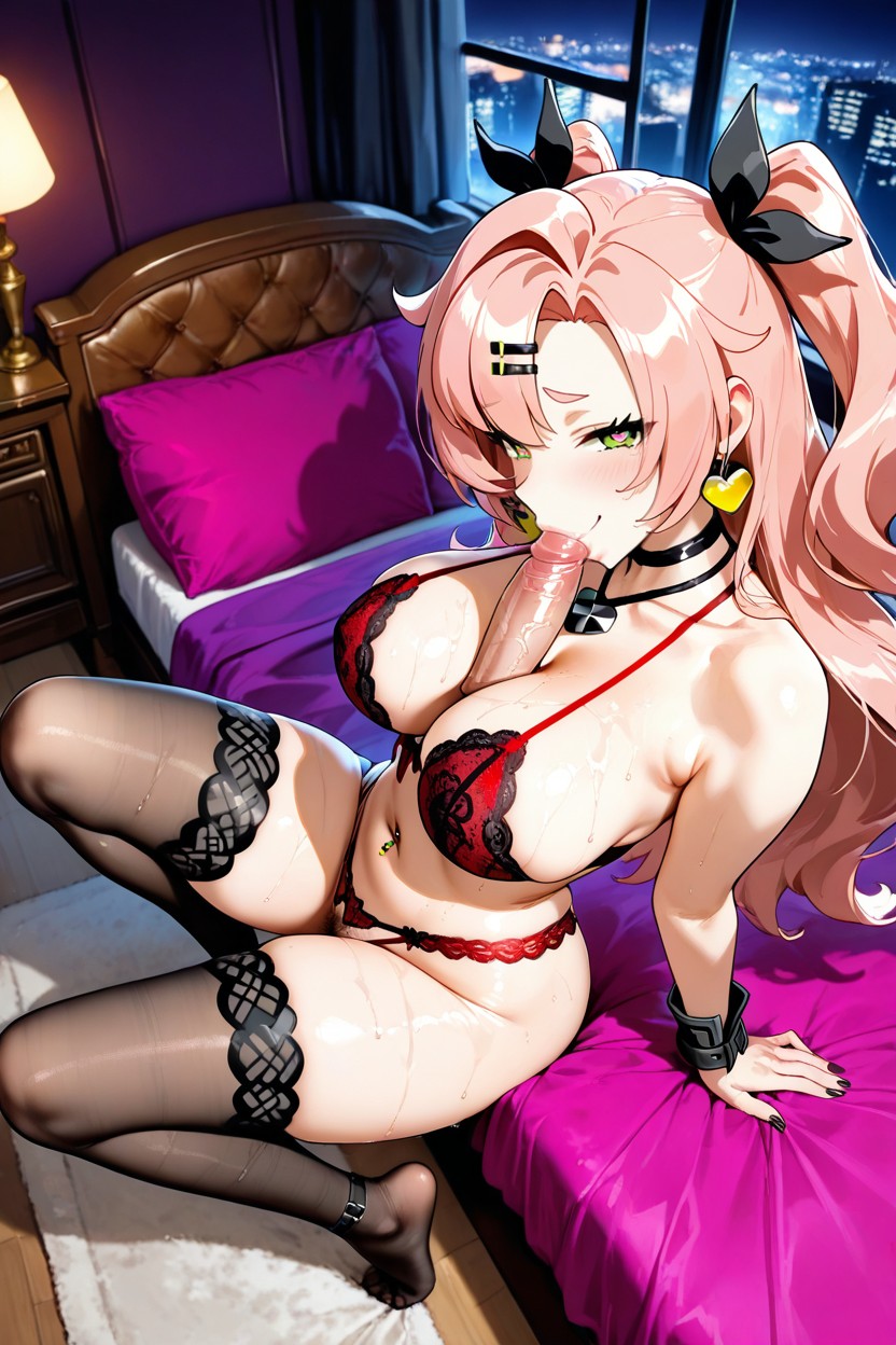 Smug Expression, No Pubic Hair, Horny Hentai AI Porn