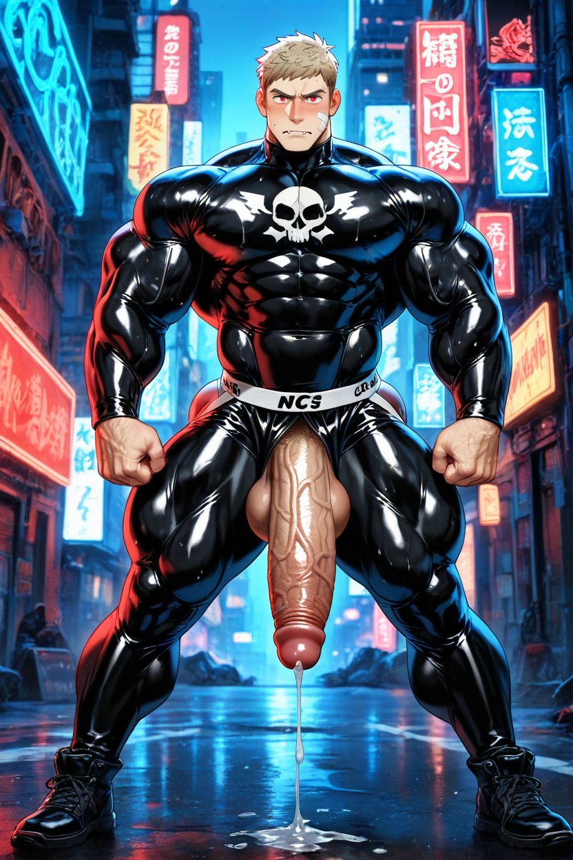 Messy Hair, Muscular Legs, Motion Lines AI同性戀黃片