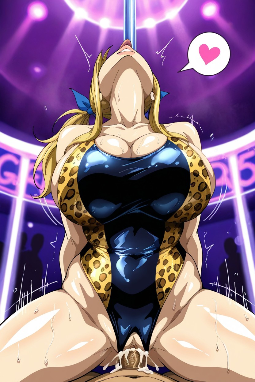 Hetero, From Below, Glossy Hentai AI Porn