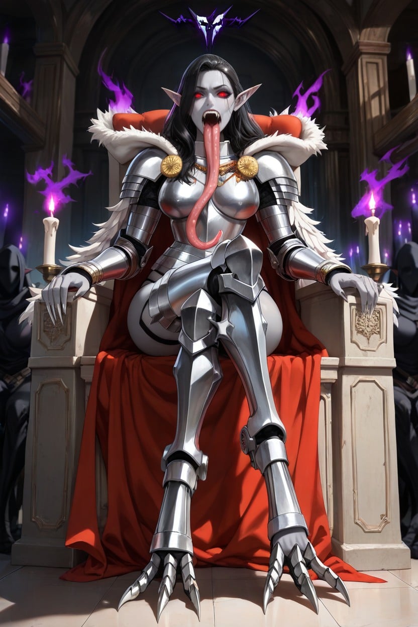 Clawed Nails, Skinny, Inside Shadowy Ritual Chamber Hentai AI Porn
