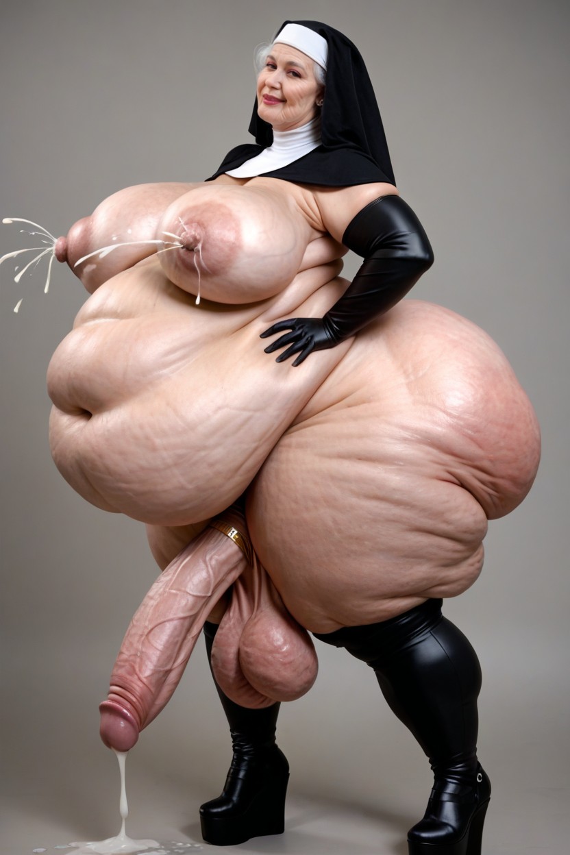 Veiny Ass, Stretch Marks On Legs, Hyper Obese Rolled Over Fat Face 쉬메일 AI 포르노