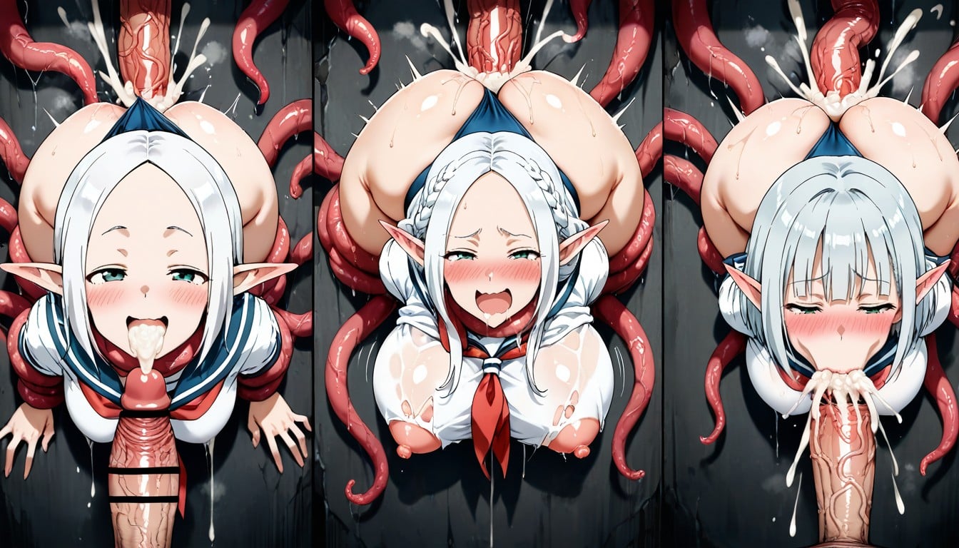Deep Penetration, Nipple Outline, Elf Female Hentai AI Porn