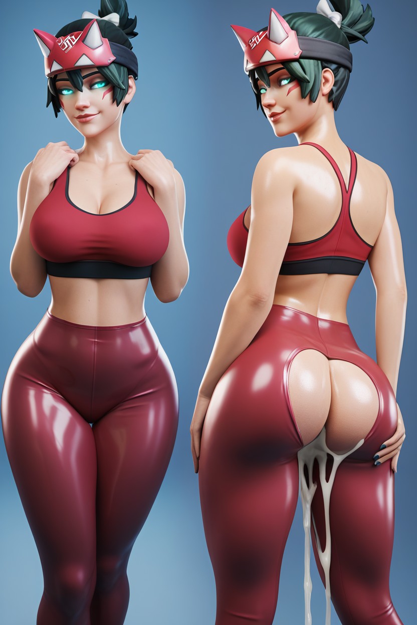 Soft Make Up, Oiled Skin, Wet Clothes Hentai AI Porn