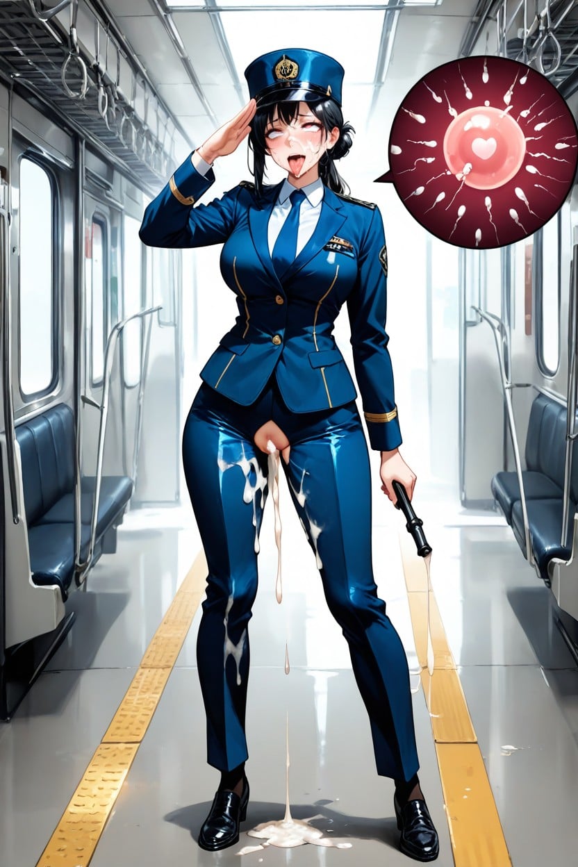 18+, No Men, Salute Hentai AI Porn