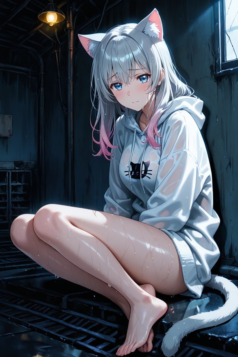 Cinematic Lighting, Girl, Wearing Worn Hentai IA