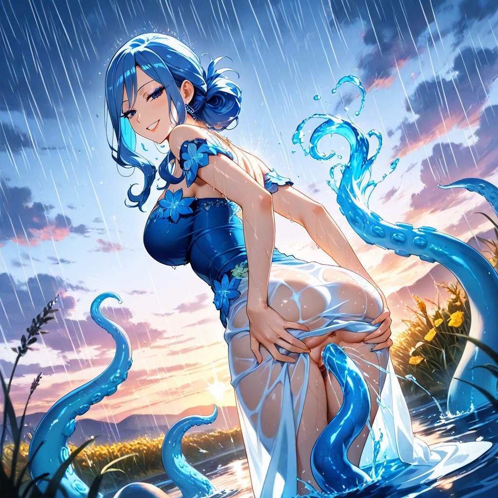 Dusk, 30+, Eyes Half Closed Hentai AI Porn