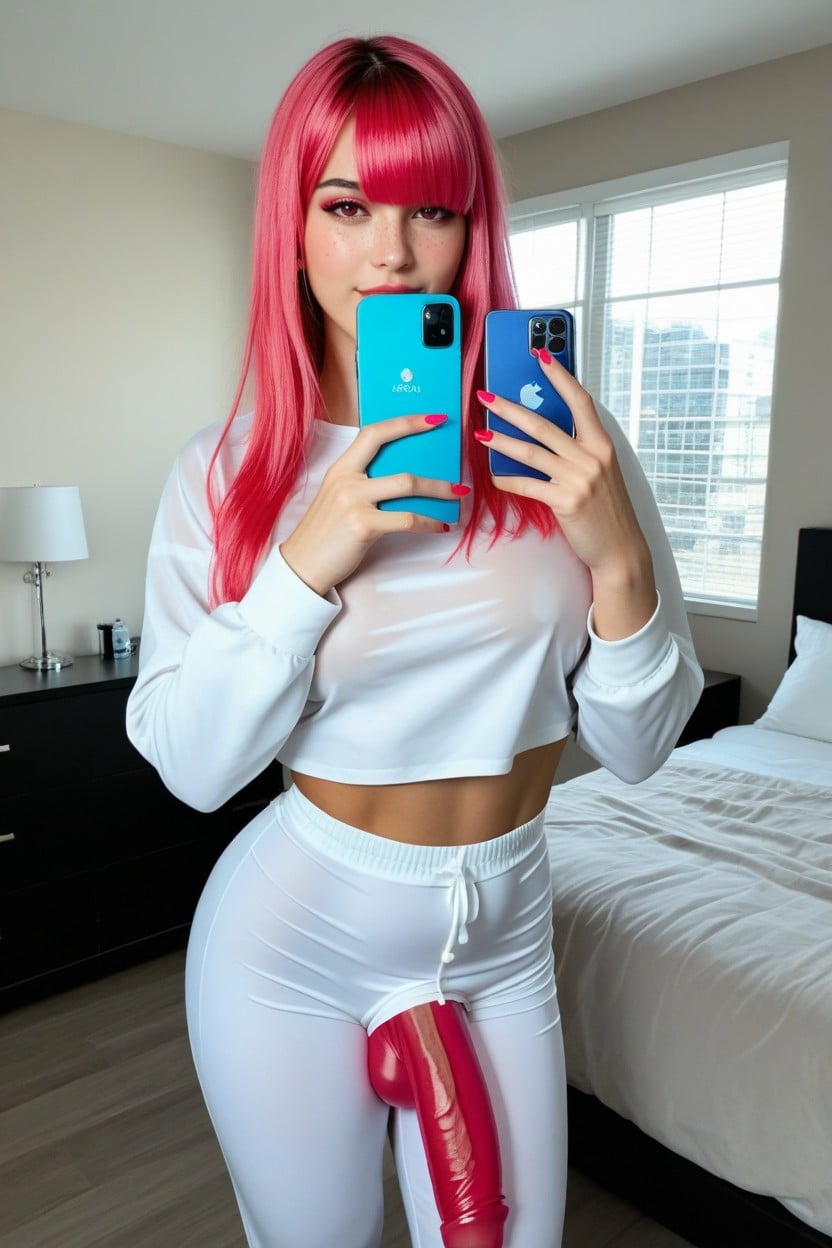 Fat Penis, Ídolo K-pop, Pink Bangs Porno shemale IA