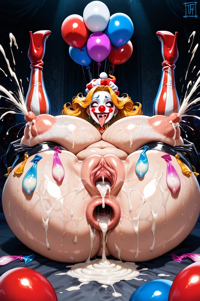 Extremadamente Pesado En La Parte Inferior, Nipple Penetration, Gigantic Breasts Porno IA