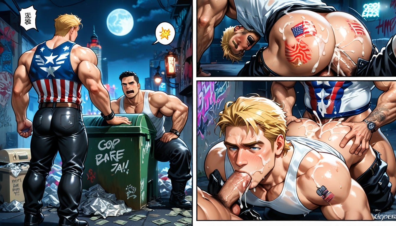 Dumpster, Orgasm, Gay AI Gay Porn