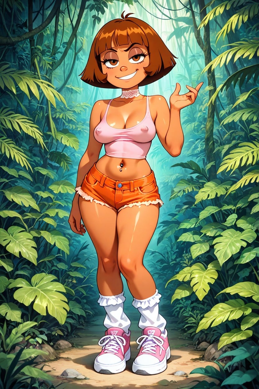 Pixar Art Style, Jungle, Smirk Hentai AI Porn