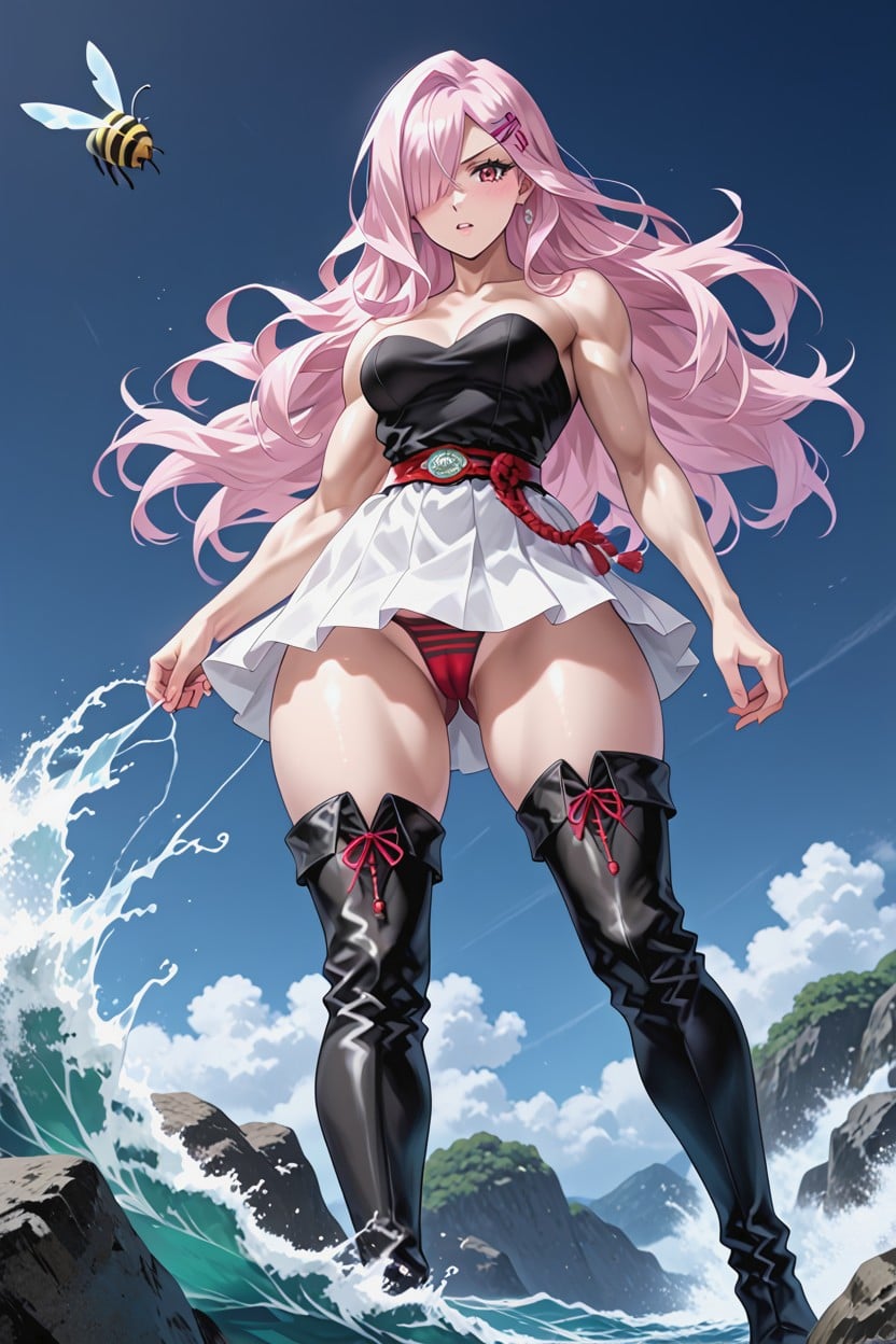 Super Wide Hips, Boots Pink Light, Thunder Hips Porno IA
