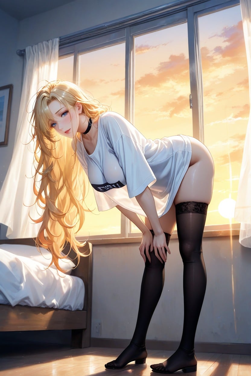 Choker, Fit, Person AI Porn