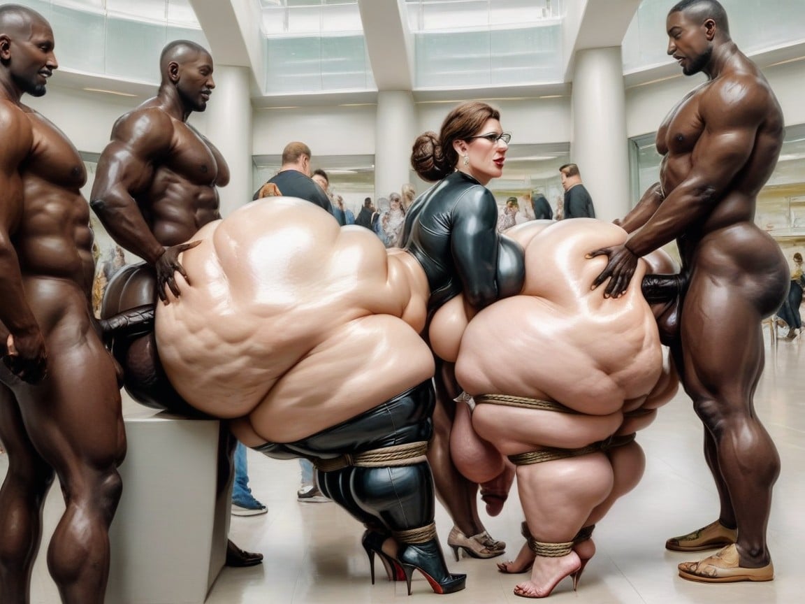 Massive Ass, Hogtied, Bodysuit AI Porn