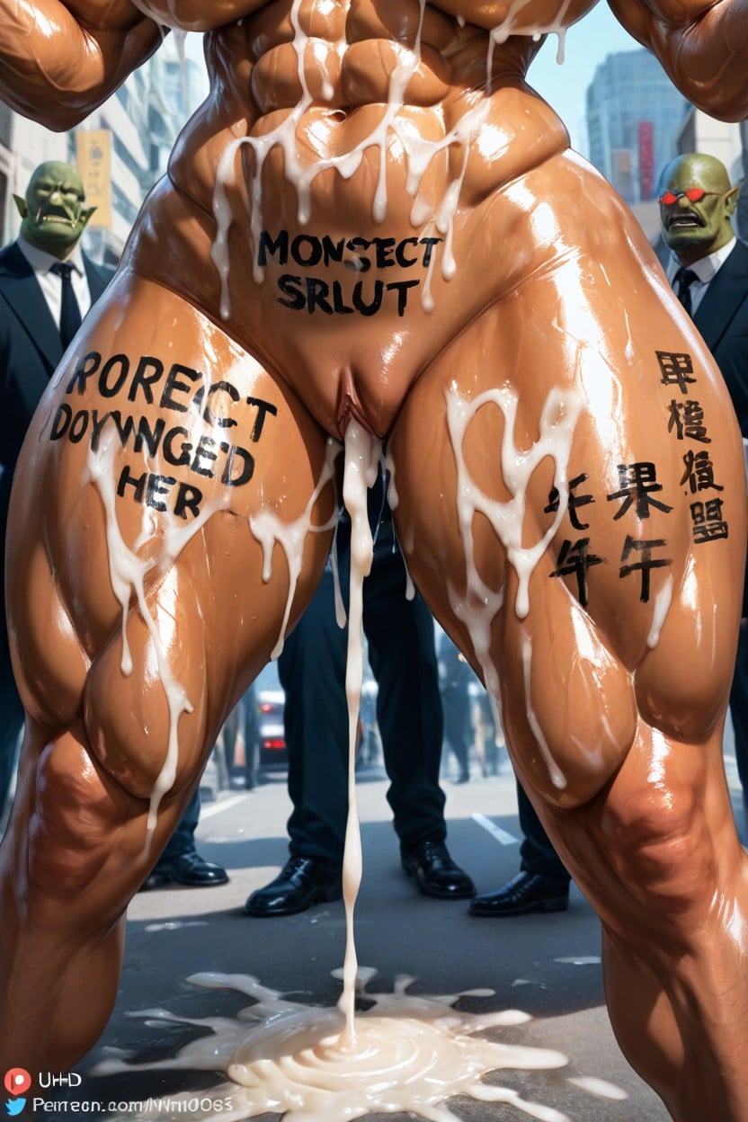 Cosplay, Extremely Muscular, Mirko From My Hero Academia Hentai AI Porn
