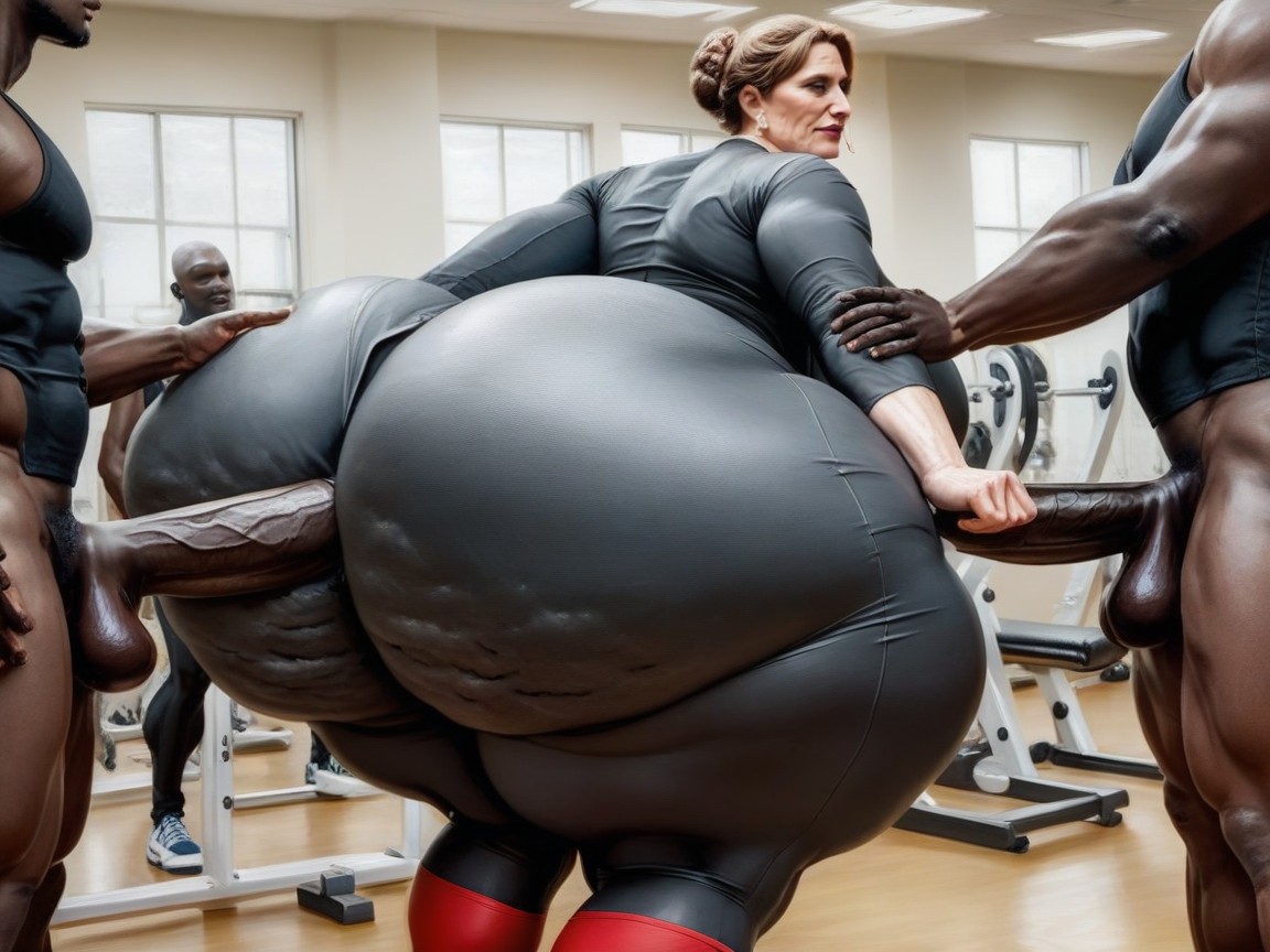 Skinny, Gigantic Tits, Extremely Large Ass AI Porn