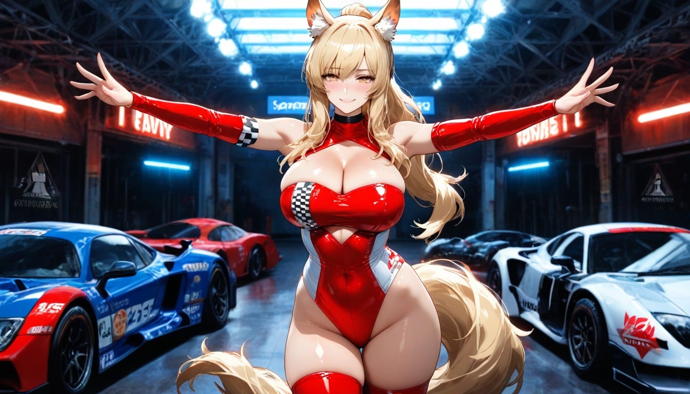 Model Pose, No Man, Tail Hentai AI Porn