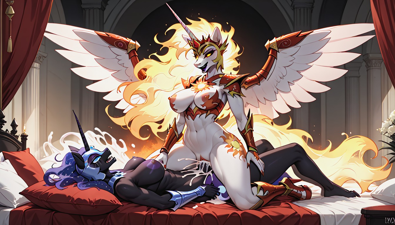 Rounded Ass, Alicorn, Excessive Cum Furry AI Porn