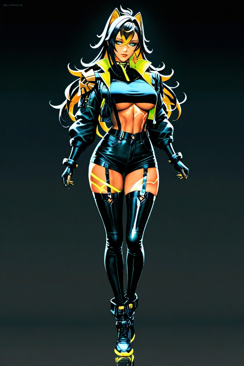 Accurate Anatomy, Stehen, She Wears A Black Bra Hentai KI Porno