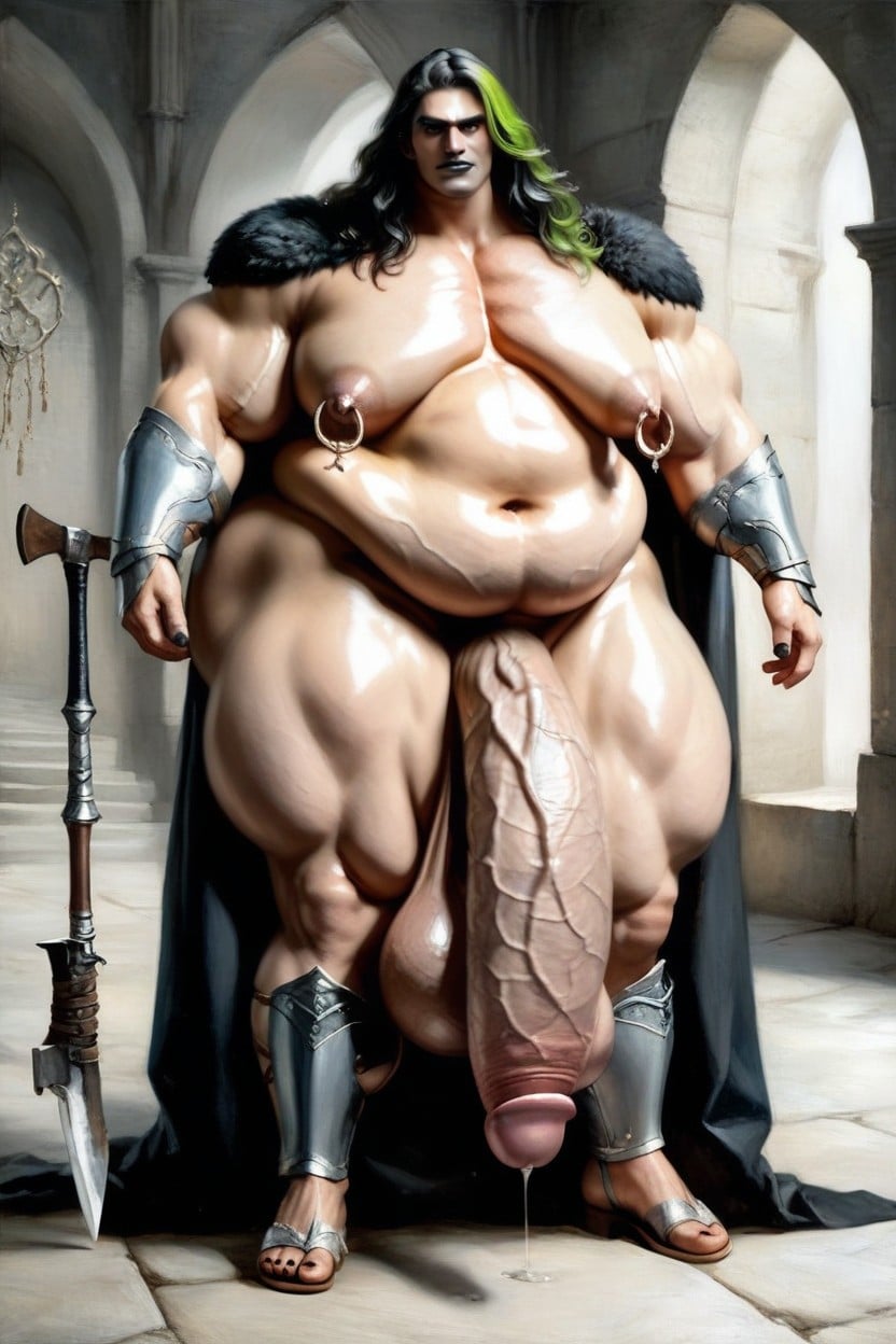 Large Arms, Smooth Skin, Mignon Porno IA Gay