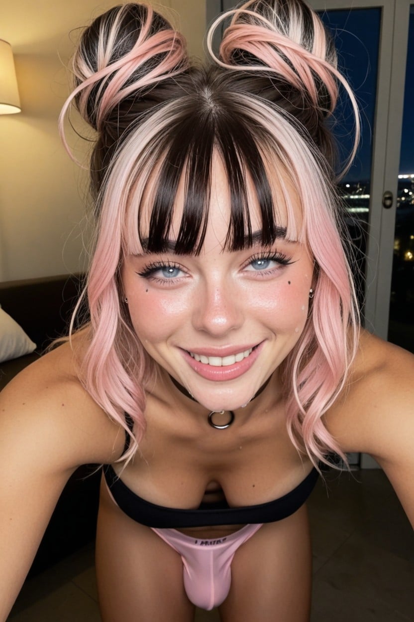 Internet Slut, Bras Derrière Le Dos, Waist Shot Porno IA transsexuelle
